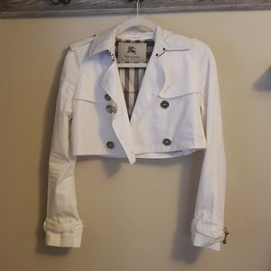 Burberry crop jacket